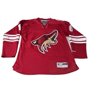 Vintage Rebook NHL Coyotes Shinnimin 16 Hockey Jersey Size Large 4d